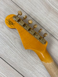 Fender Custom Shop 62 Journeyman Limited Edition Stratocaster Relic Aged Sonic Blue with Gold Hardware