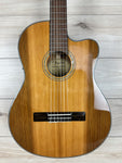 Fender CN-140SCE Nylon Thinline, Acoustic / Electric Guitar, Natural with Case