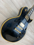 Gibson Custom 1957 Les Paul Custom Reissue VOS Electric Guitar - Ebony 2 Pickup