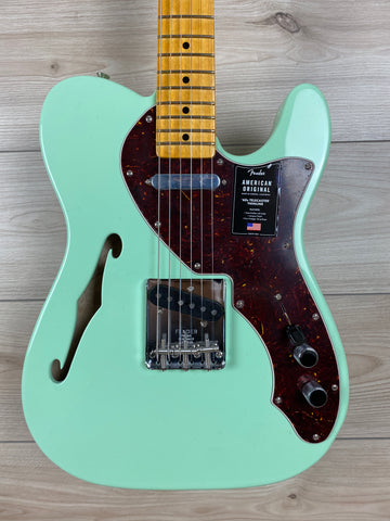 Fender American Original 60s Telecaster Thinline with Maple Fingerboard, Surf Green