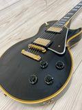 Gibson Custom 1957 Les Paul Custom Reissue VOS Electric Guitar - Ebony 2 Pickup