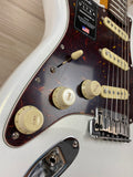 Fender American Ultra Stratocaster Left-Hand Guitar, Rosewood Fingerboard, Arctic Pearl