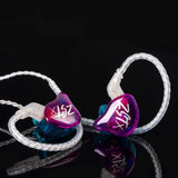 KZ ZST X Dynamic Hybrid Dual Driver in Ear Earphones (Colorful Without Mic)