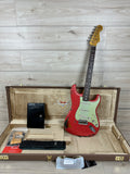 Fender Michael Landau Signature 1963 Stratocaster Fiesta Red over 3-Color Sunburst