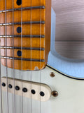 Fender Custom Shop 62 Journeyman Limited Edition Stratocaster Relic Aged Sonic Blue with Gold Hardware