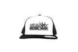 Ernie Ball Black & White Trucker Cap w/ Ernie Ball Eagle - CBN Music Warehouse