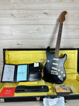 Fender Custom Shop Black Roasted Dual-Mag Strat Relic - Aged Black