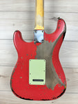 Fender Michael Landau Signature 1963 Stratocaster Fiesta Red over 3-Color Sunburst