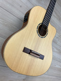 Ortega Family Series RCE125SN Thinline Acoustic-Electric Classical Guitar