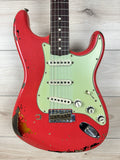 Fender Michael Landau Signature 1963 Stratocaster Fiesta Red over 3-Color Sunburst