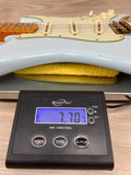 Fender Custom Shop 62 Journeyman Limited Edition Stratocaster Relic Aged Sonic Blue with Gold Hardware