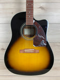 Epiphone J-15 EC Deluxe Acoustic-Electric Vintage Sunburst