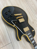 Gibson Custom 1957 Les Paul Custom Reissue VOS Electric Guitar - Ebony 2 Pickup