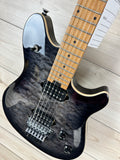 EVH Wolfgang Special QM, Baked Maple Fingerboard, Charcoal Burst