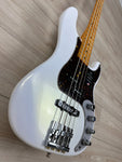 Fender American Ultra Precision Bass Maple Fingerboard, Arctic Pearl