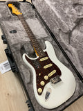 Fender American Ultra Stratocaster Left-Hand Guitar, Rosewood Fingerboard, Arctic Pearl