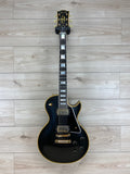 Gibson Custom 1957 Les Paul Custom Reissue VOS Electric Guitar - Ebony 2 Pickup