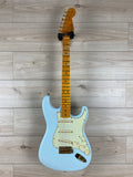 Fender Custom Shop 62 Journeyman Limited Edition Stratocaster Relic Aged Sonic Blue with Gold Hardware