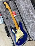 Fender American Ultra Stratocaster Left-Hand, Maple Fingerboard, Cobra Blue