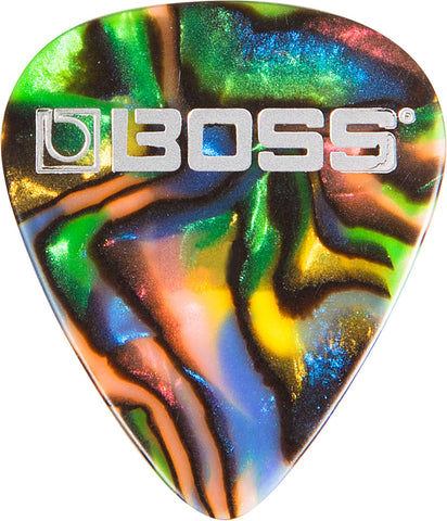 Boss Celluloid Guitar Picks Abalone - 72 Pack - CBN Music Warehouse