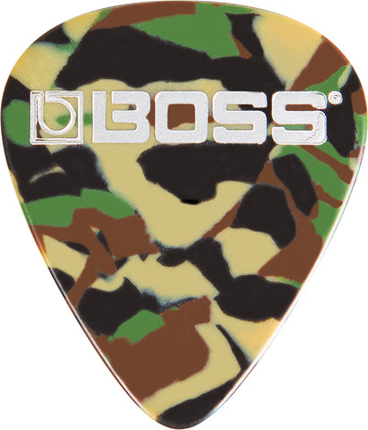 Boss Camo Celluloid Picks - 72 pack - CBN Music Warehouse