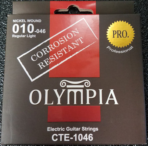 Olympia CTE-1046 Pro Electric Guitar Strings - Corrosion Resistant - CBN Music Warehouse