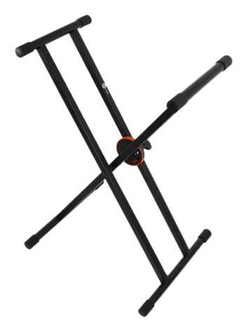 MJ Audio SF508 Keyboard / Piano Stand Double X-Brace Construction Adjustable Black - CBN Music Warehouse