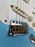 Fender Custom Shop Limited-edition 1957 Stratocaster Relic Finish Faded Aged Daphne Blue