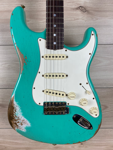 Fender Custom Shop 1967 Stratocaster Heavy Relic Aged, Sea Foam Green