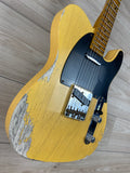 Fender Custom Shop Limited Edition '51 Telecaster Heavy Relic Maple Fingerboard Aged Nocaster Blonde