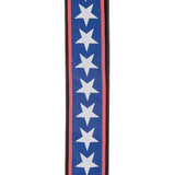 D'Addario 50A10 Polyester Woven Guitar Strap - Stars and Stripes - CBN Music Warehouse