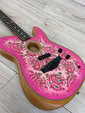 Fender American Acoustasonic limited Edition Telecaster, Pink Paisley