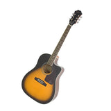 Epiphone AJ-220SCE Acoustic Electric Guitar, Vintage Sunburst - CBN Music Warehouse