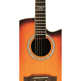 Eko TRI Dreadnought Cutaway Acoustic Electric Guitar - Honey Burst - CBN Music Warehouse