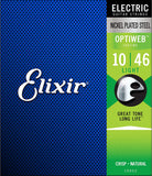 Elixir 19052 Electric Nickel Plated Steel Strings with OPTIWEB Coating (10-46)