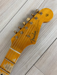 Fender Custom Shop 62 Journeyman Limited Edition Stratocaster Relic Aged Sonic Blue with Gold Hardware