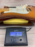 Fender 75th Anniversary Commemorative Stratocaster Electric Guitar, 2-Color Bourbon Burst