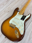 Fender 75th Anniversary Commemorative Stratocaster Electric Guitar, 2-Color Bourbon Burst