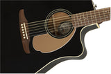 Fender Redondo Player Acoustic Guitar - Jetty Black - CBN Music Warehouse