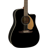 Fender Redondo Player Acoustic Guitar - Jetty Black - CBN Music Warehouse