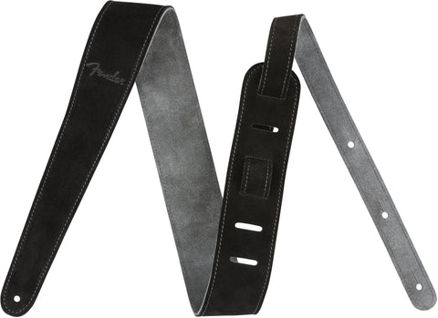 Fender Reversible Suede Strap - Black & Gray - CBN Music Warehouse