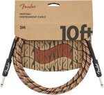 Fender Festival Instrument Cable 10ft str/str - Rainbow