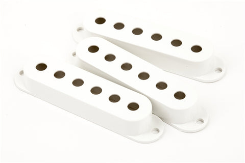 Fender Stratocaster Pickup Covers - White - CBN Music Warehouse