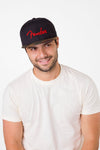 Fender Camo / Black Flatbill Hat