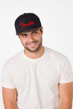 Fender Camo / Black Flatbill Hat