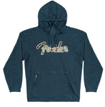 Fender Frayed Logo Hoodie Navy