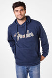 Fender Frayed Logo Hoodie Navy