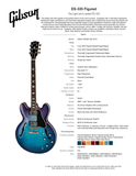 Gibson ES-335 Figured - Glacier Blue