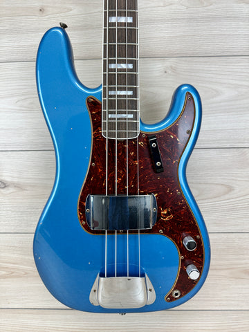 Fender Custom Shop Limited Edition Precision Jazz Bass Journeyman Relic - Aged Lake Placid Blue