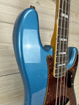 Fender Custom Shop Limited Edition Precision Jazz Bass Journeyman Relic - Aged Lake Placid Blue